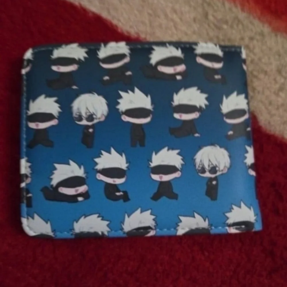 New jujutsu kaisen satoru gojo anime manga leather wallet